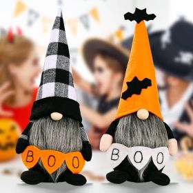 2 Pack Halloween Gnomes Plush Decor