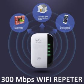 300M WiFi Repeater (Option: White)