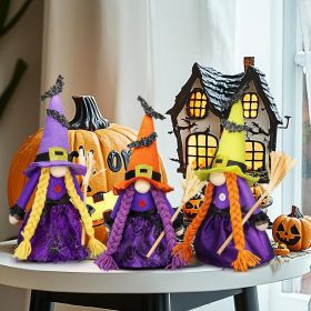 Halloween Decorations - Halloween Decor - 3PCS Witch Plush Gnomes - Cute Hocus Pocus Decorations for Home, Indoor, Office, Table, Party Clearance (Color: Spring-halloween)