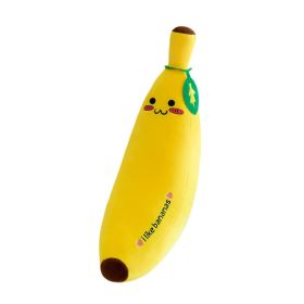 Plush Banana Stuffed Pillow Decor Plushie Toy Breathable Soft Fruit New (Option: 35cm)